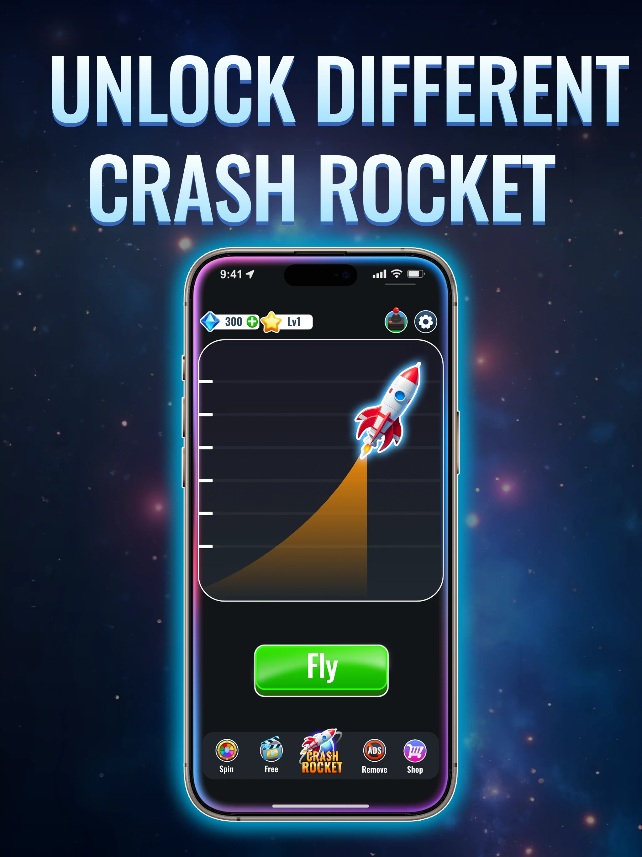 Crash Rocket - Crash Game screenshot