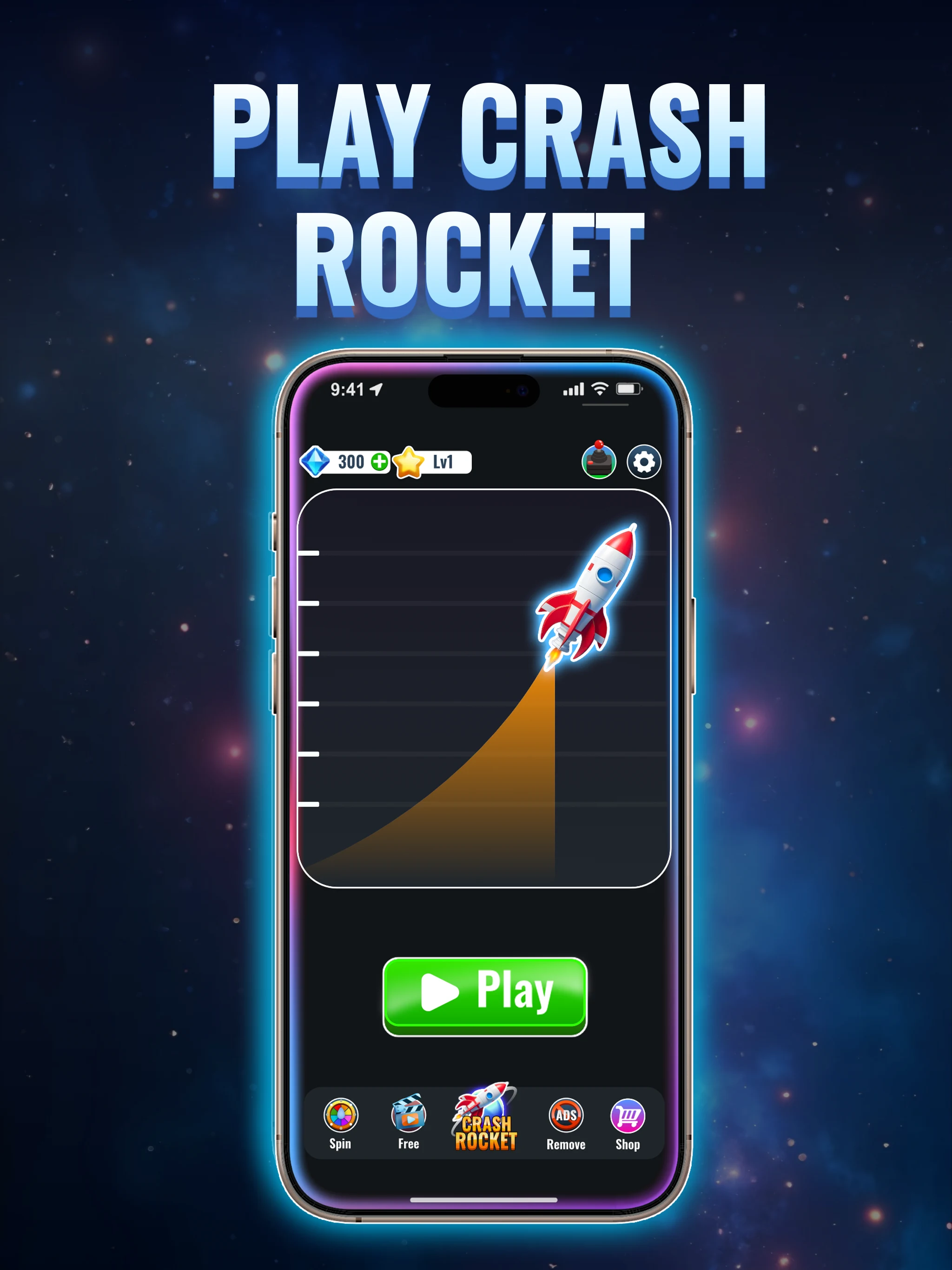 Crash Rocket - Crash Game screenshot