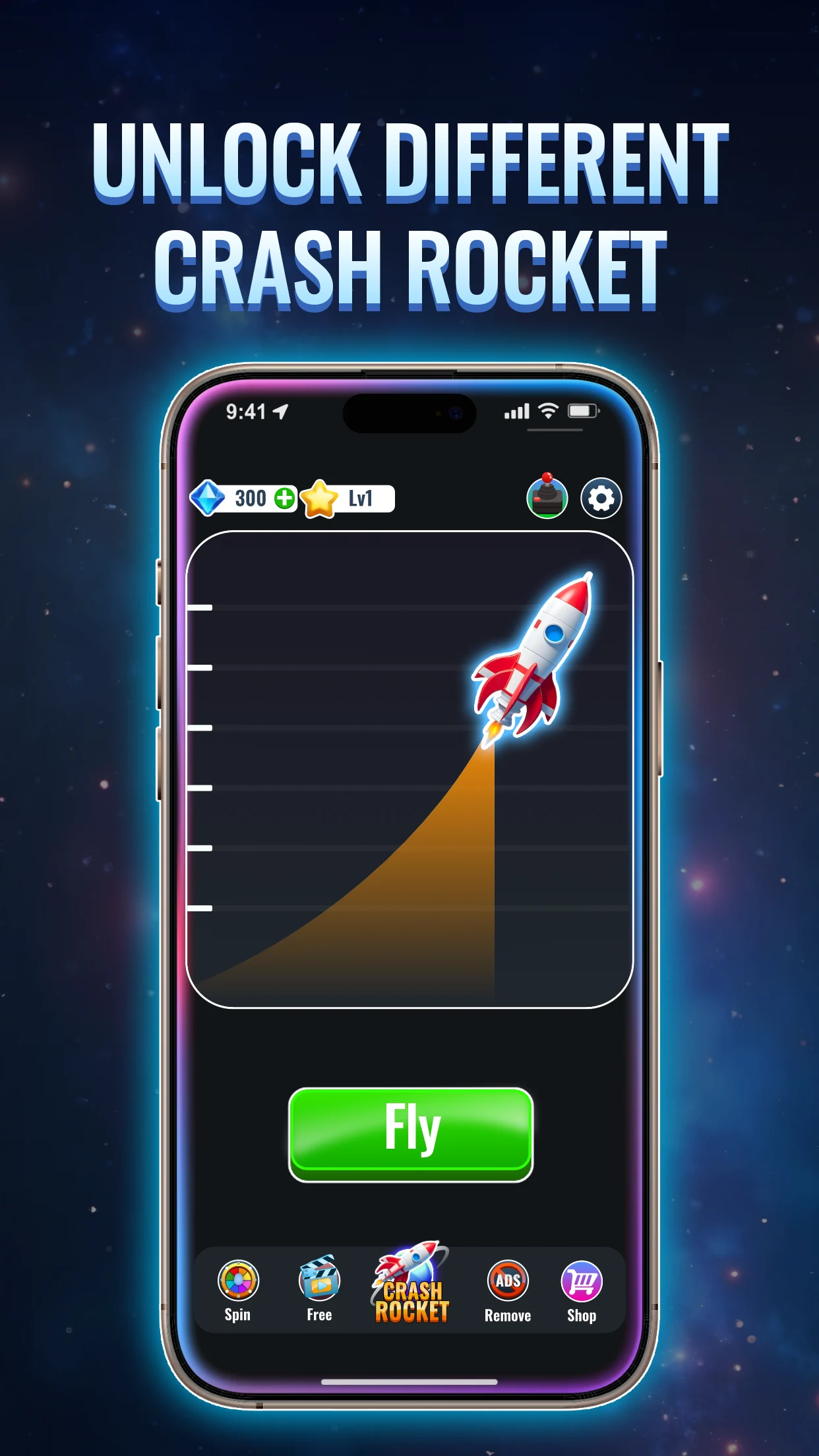 Crash Rocket - Crash Game screenshot
